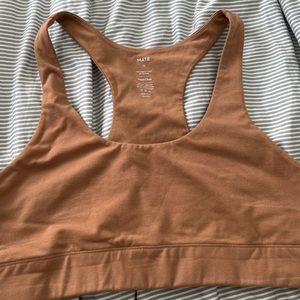 NWOT MATE the Label Organic Stretch Sports Bra - SEDONA 1X